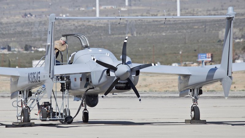 Mysterious Northrop Grumman Spy Plane Emerges At The Mojave Air and Space Port