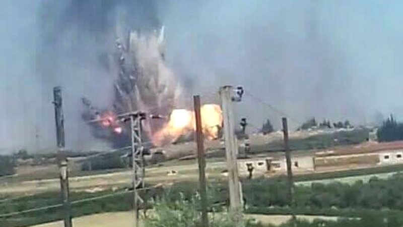 Rumors Fly As Huge Mystery Blasts Rock Syrian Air Base With Iranian Ties