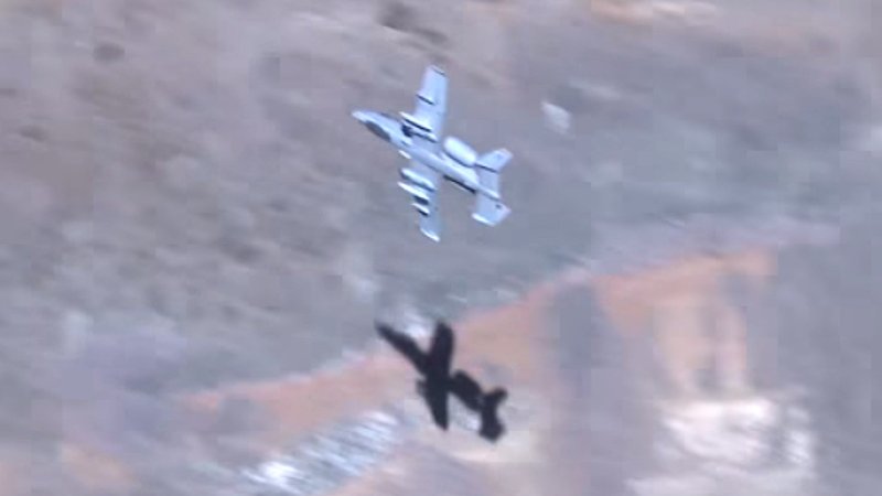 Watch This A-10 Fly Right Up Against The Side Of Star Wars Canyon