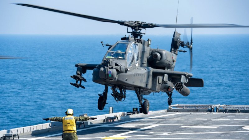 Here’s The Army’s Plan For Making Its Apaches More Capable At Sea And Deadlier Overall