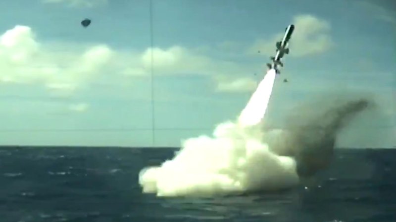 Navy’s Old Harpoon Anti-Ship Missile To Get New Tricks After Scoring Six For Six At RIMPAC