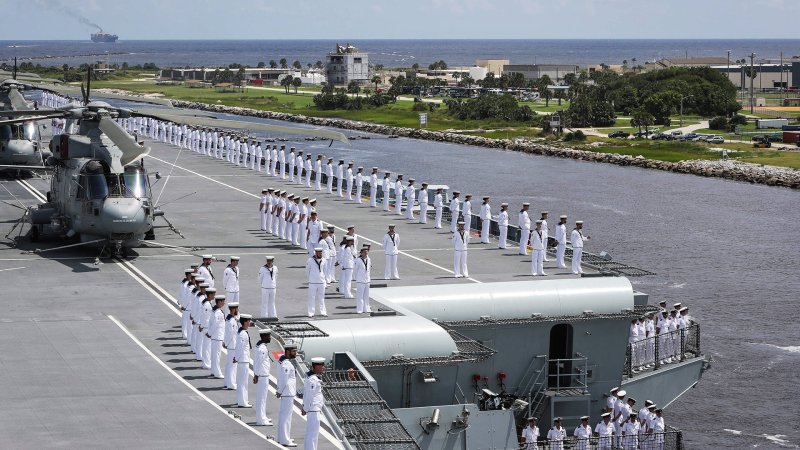 Royal Navy Sailors Arrested In Florida During HMS Queen Elizabeth’s First Visit To U.S.