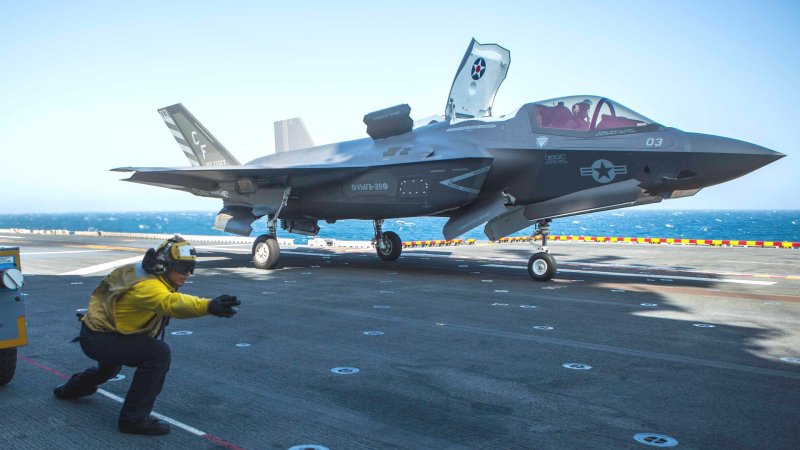 Marine Corps F-35Bs Have Arrived Off the Coast of Africa For The Very First Time