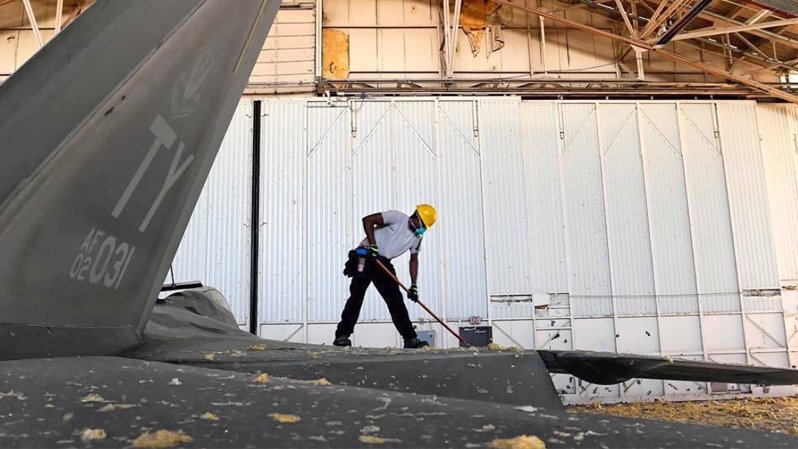 We Finally Know How Many F-22s Were Left Behind At Tyndall AFB During Hurricane Michael