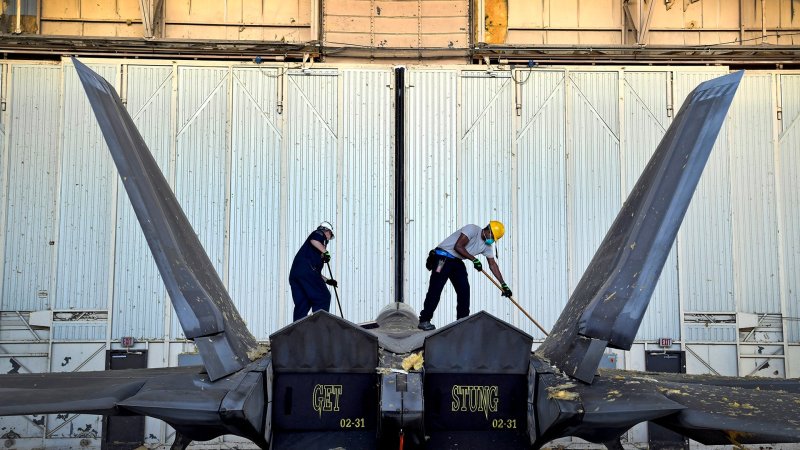 USAF Had Faulty Data About Whether Hangars Full of F-22s Could Survive Hurricane Michael