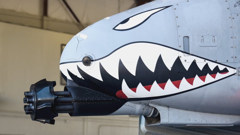 This A-10 Warthog Ground Trainer Still Has A ‘Tickler’ Muzzle Device On Its Cannon (Updated)