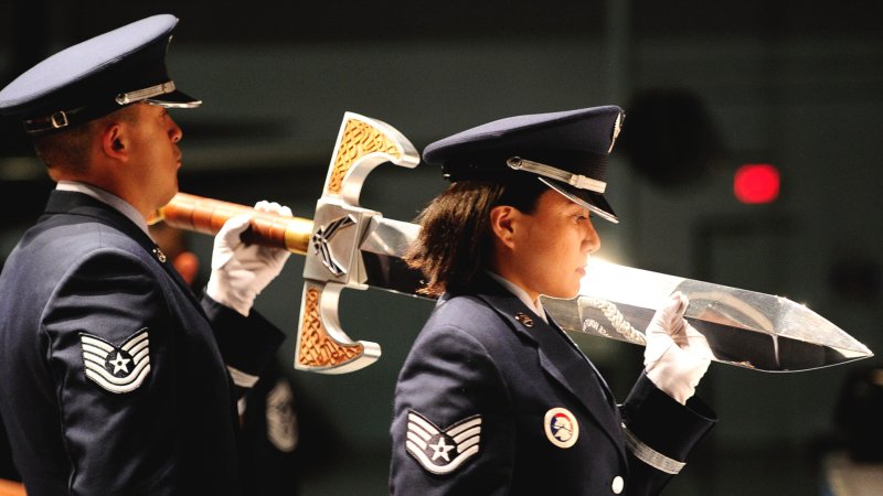 The USAF Uses Huge Swords Fit For He-Man And The Thundercats To Honor Officers