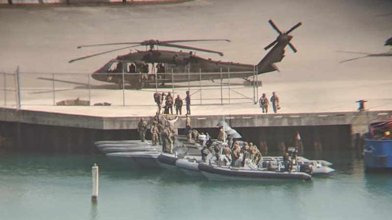 Commandos Ride Black Hawk Helo And Stealth Boats During Shadowy Exercise In Miami Port