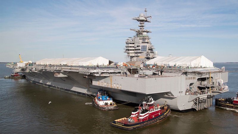 U.S. Navy’s Troubled New Aircraft Carrier Delayed Again As Propulsion Issues Arise