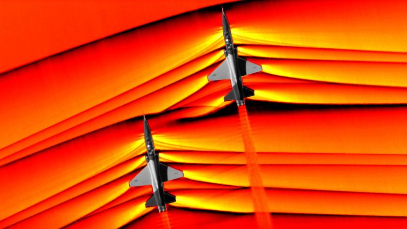 NASA Captured Two Jets’ Supersonic Shockwaves Merging By Applying New Tech To An Old Idea