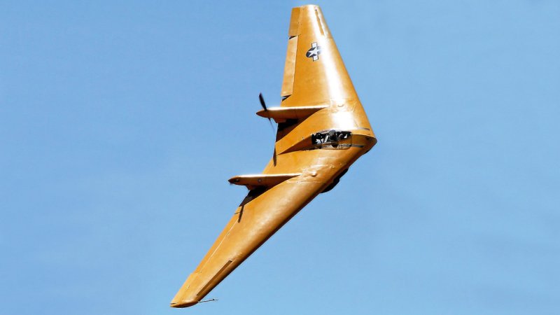 Rare and Historic Northrop Flying Wing Crashes Into Prison Yard In California (Updated)