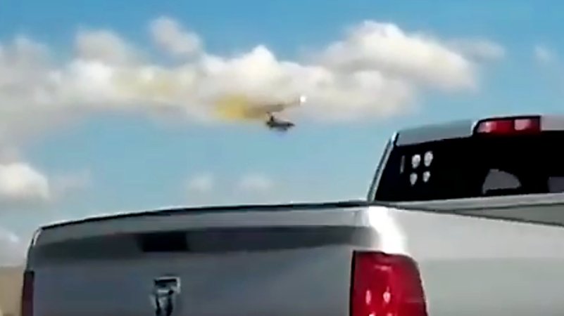 Video Of Pilot Ejecting From F-16 Just Before Crash In California Surfaces