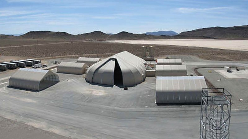 Detailed Image Comes To Light Of Secretive Drone Test Base Near Area 51