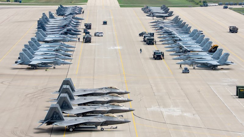 There Are More Fighters On This Packed Ramp In Wisconsin Than In Some Entire Air Forces