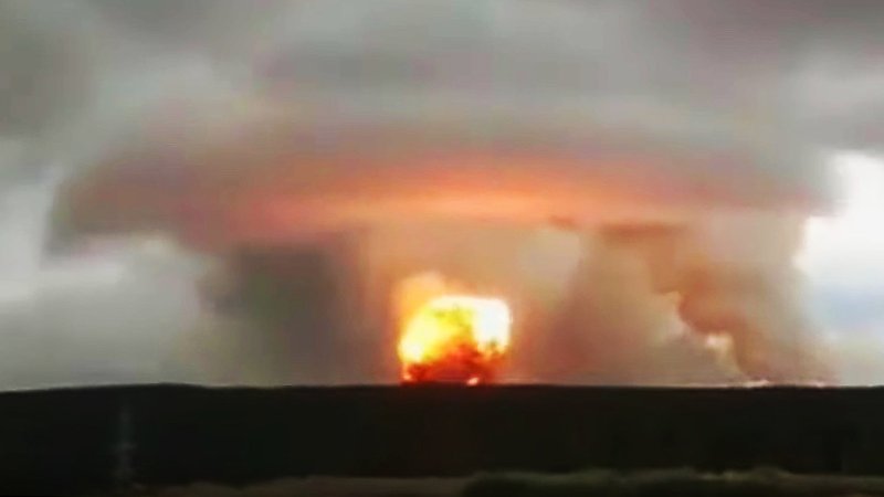 Russian Ammo Depot Has Been Burning For Hours After Exploding In Giant Shockwave