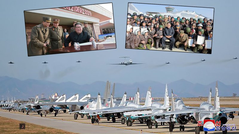 Kim Jong Un Oversees Huge Gathering Of His Country’s Antiquated Air Combat Force