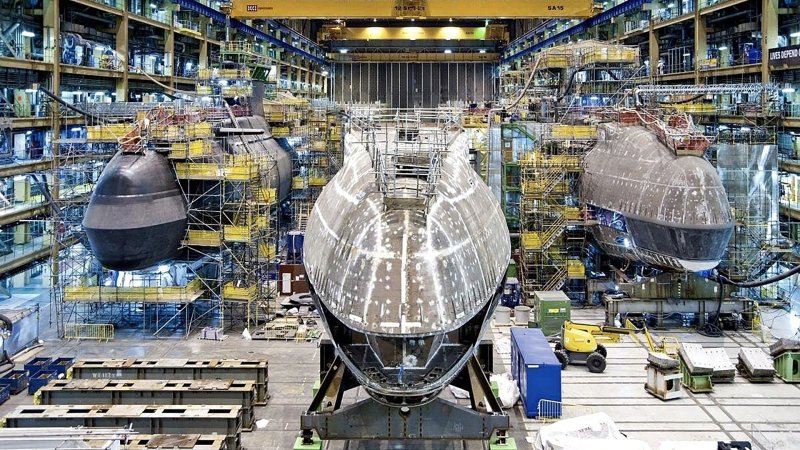 No These Aren’t Starships In Space Dock, They Are Nuclear Submarines Under Construction