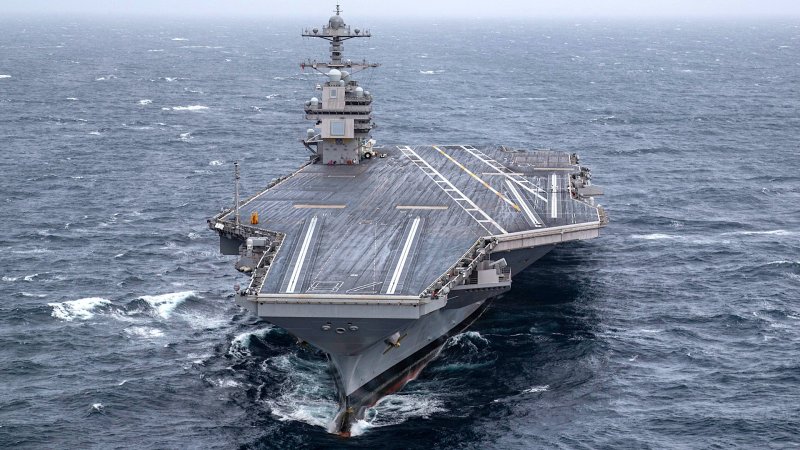 The Biden administration named two future Ford class aircraft carriers after Presidents William Clinton and George W. Bush.