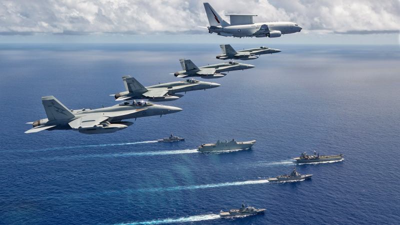 EA-18G Growlers Appear In The Philippines As China Shadows US Carrier Group Nearby