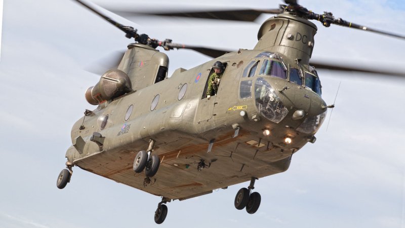 Dramatic Photos Emerge Online Showing What A Chinook Looks Like After A Power Line Strike