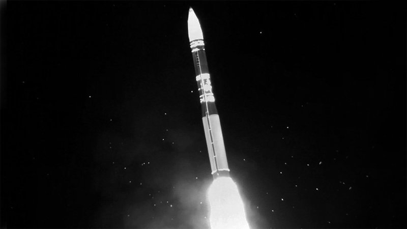 Check Out These Rare Infrared Images Of A Minuteman III ICBM Blasting Off