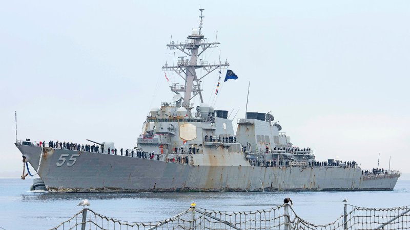 Check Out How Rusty And Battered USS Stout Looks After Spending A Record 215 Days At Sea