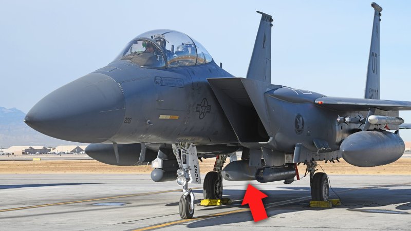 Check Out This F-15E Strike Eagle Packing A Stealthy JASSM-ER Cruise Missile