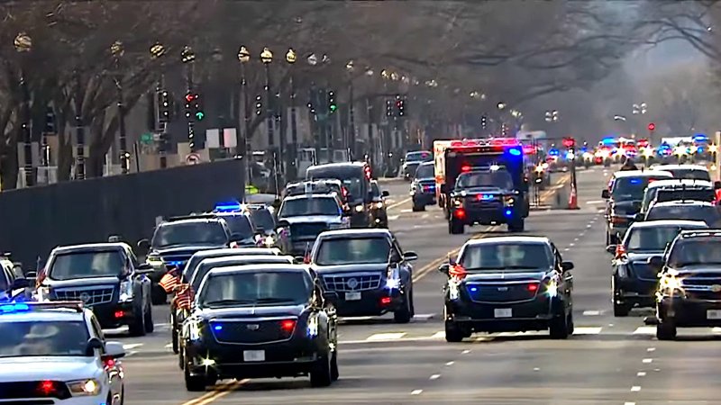 Biden’s Inauguration Featured The Mother Of All Motorcades With Seven ‘Beast’ Limos