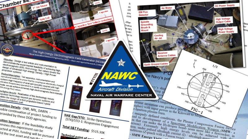 Navy “UFO Patent” Documents Talk Of “Spacetime Modification Weapon,” Detail Experimental Testing