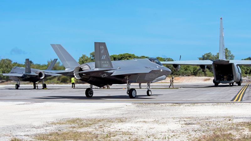 Air Force F-35 Stealth Fighters Are Now Operating From Guam’s Austere Airfield