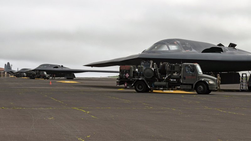 B-2 Spirit Stealth Bombers And B-1B Lancers Team Up For Arctic Show Of Force