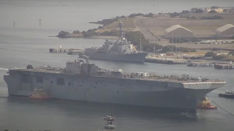 Fire Ravaged USS Bonhomme Richard Starts Its Death March To The Scrapper