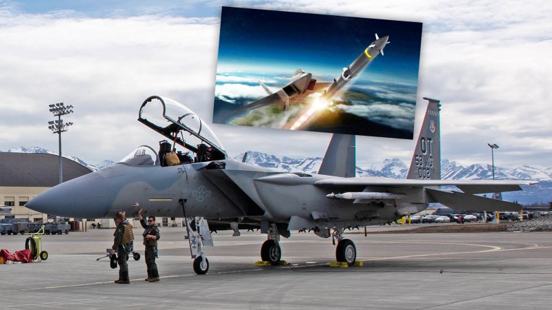 F-15EX To Carry New Oversized Air-To-Air Missile