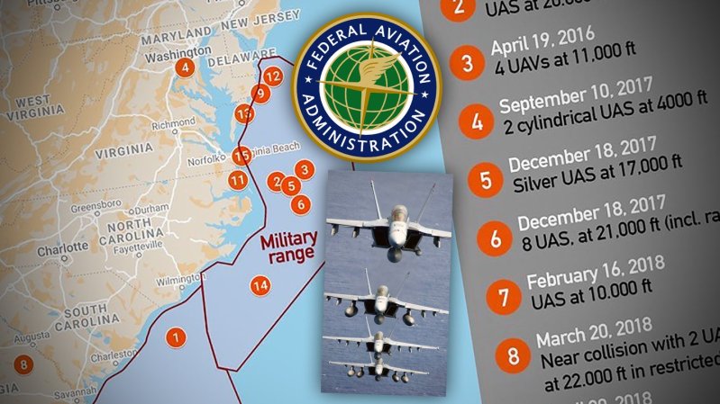 FAA Data Shows Strange Pattern Of Military Encounters With Unidentified Aircraft