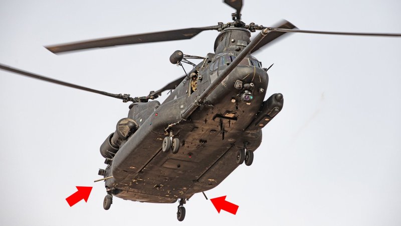 Special Ops MH-47 Chinooks Can Use These Fuel Dump Pipes To Help Climb Over Mountains