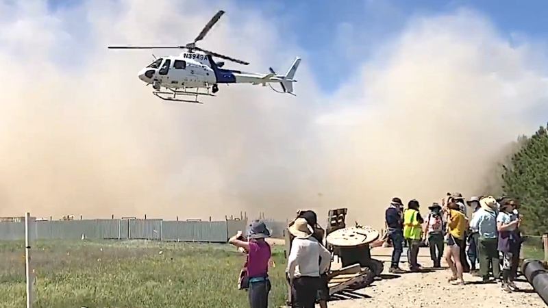 Investigation Launched Into Border Patrol Helicopter’s Low-Flying Attempt To Disperse Protesters