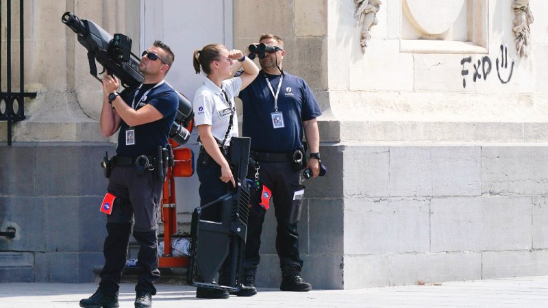 Check Out The Anti-Drone Weapons Carried By Security At Biden’s Meeting In Brussels