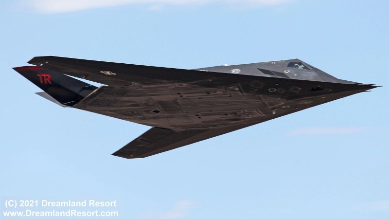 F-117 Aggressors Photographed Low Over The Nevada Desert During Red Flag War Games