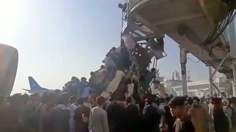 Mayhem At Kabul Airport Causing American Troops To Fire Warning Shots To Push Back Crowds (Updated)