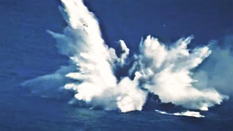 Watch USS Racine Get Pummeled To Death During RIMPAC 2018 Sinking Exercise