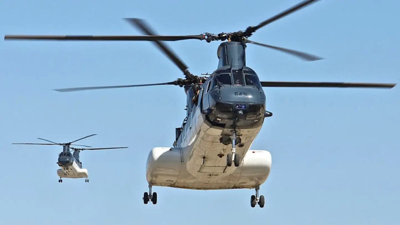 The State Department Has Abandoned Its CH-46 Helicopters In Afghanistan