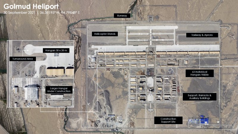 China Is Building A Massive Helicopter Base On The Tibetan Plateau