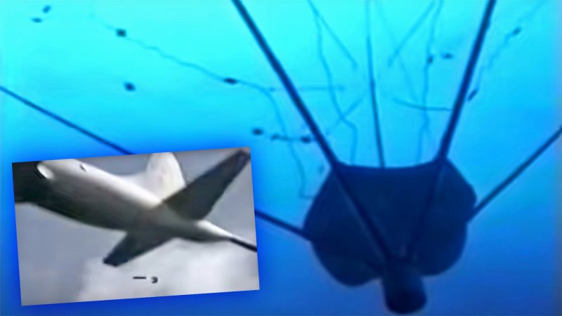 Watch A P-3 Submarine Hunter’s Sonobuoy Dramatically Transform Once In The Water