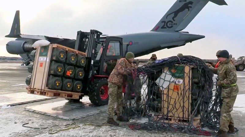 C-17 Loads Of Anti-Tank Missiles Arrive In Ukraine Courtesy Of The United Kingdom