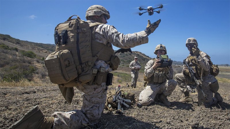 Marine Corps Considers Deploying Small Drones at Squad Level