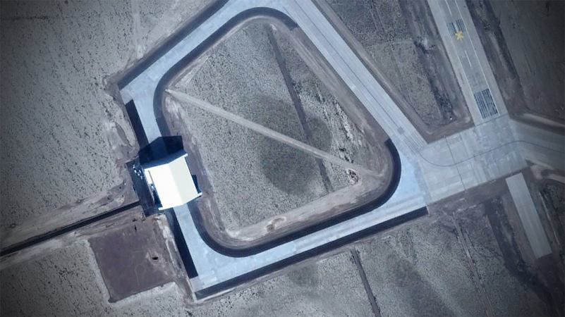 Detailed Image Comes To Light Of Secretive Drone Test Base Near Area 51